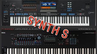 Arranger Keyboard Vs Workstation Synthesizer Review and Demo Yamaha Genos2 Vs Montage M8x [upl. by Ennaecarg]