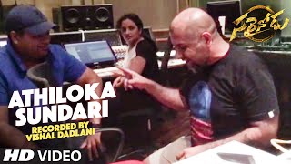 Sarrainodu Songs  Athiloka Sundari Video Song Recording By Vishal Dadlani  Allu Arjun Rakul Preet [upl. by Emad]