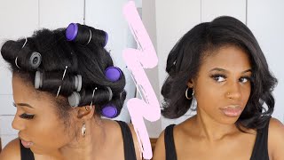 Remington HOT ROLLERS Review  Does it work on natural hair [upl. by Fougere]