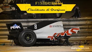 F1 incidente di Grosjean il fotoracconto [upl. by Sehcaep497]