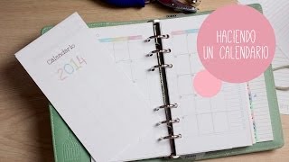 Haciendo un calendario para mi agenda [upl. by Analihp]