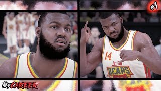 NBA 2k19 My CAREER  OFFICIALLY THE BEST BUILD Dropped 50 in 1st Game Ep 1 [upl. by Assinna119]