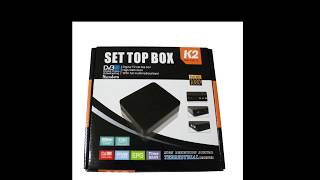 K2 HD DVBT2 DVBT2 Digital Terrestrial Receiver Settop Box Multimedia [upl. by Godiva]