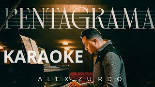 Pentagrama Alex Zurdo Karaoke [upl. by Ricker851]