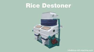 Rice Destoner Machine Rice Destoning Machine Manufacturer [upl. by Orvie]