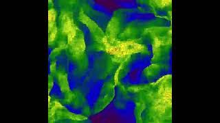 A simulation shows the distribution of density in a numerical model of a turbulent molecular cloud [upl. by Ahron]