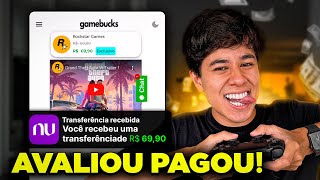 R400dia AVALIANDO GAMES GAMEBUCKS PAGOU NO PIX [upl. by Eecram765]