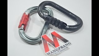 Petzl carabiner AMD TRIACTLOCK vs TWISTLOCK [upl. by Vonni]