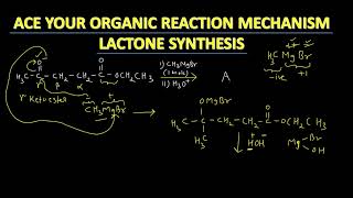 PROBLEM 1 LACTONE SYNTHESIS FROM GAMMA KETO ESTER [upl. by Uuge]