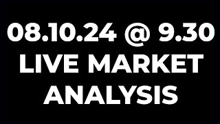 081024  930 LIVE MARKET ANALYSIS live liveanalysis sharemarket nifty banknifty [upl. by Adalbert693]