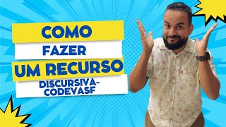 RECURSOS DISCURSIVAS CODEVASF  CEBRASPE [upl. by Aneles]