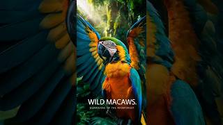 Wild Macaws The Colorful Guardians of the Rainforest  Nature Documentary [upl. by Gizela640]