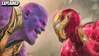 Iron Man Vs Thanos  Titan Fight Explained In Hindi  Battle Comparison  MCU [upl. by Switzer578]