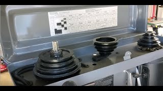 Drill Press Setup P1 Intro and Belt amp Pulley Adjustments [upl. by Acsecnarf852]