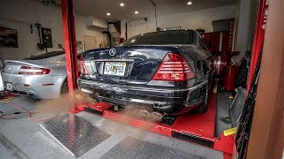 I Installed A Junkyard AMG Exhaust  Project MercedesBenz SClass Pt 14 [upl. by Sadler]