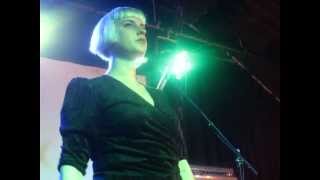 Molly Nilsson  Ten New Lives Live  London Fields Brewhouse London 100813 [upl. by Goodrich368]