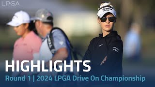 Round 1 Highlights  2024 LPGA Drive On Championship [upl. by Akyre]