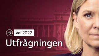 Val 2022 Utfrågningen – 3 Magdalena Andersson S SVT 20220823 [upl. by Leibarg]