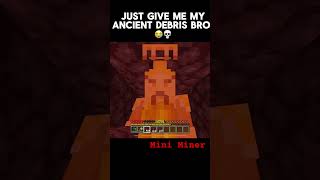 Mining in Nether Be Like 💀😂minecraft minecraftmeme humor forreal relatable shorts [upl. by Ximena530]