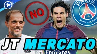 Tuchel ferme la porte à un départ de Cavani  Journal du Mercato [upl. by Sanfo785]