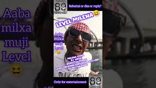 Milena level reply to gbob rap rapmusic hiphop ytshorts shorts rapper disstrack [upl. by Randolph]