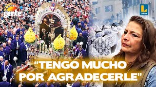 Señor de Milagros Inicia cuarta procesión del Cristo Moreno l Arriba Mi Gente [upl. by Naujuj]