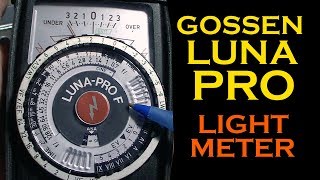 Gossen Luna Pro F Light Meter  Crash Course [upl. by Terrel]