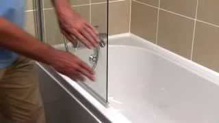 How To Replace An Over Bath Screen Seal [upl. by Bendicty133]