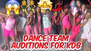 KENDALLE DA BRAT DANCE TEAM AUDITIONS FOR SEASON 2RESULTS ARE IN😱🤯PT1 [upl. by Ada]