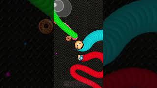 Cacing Terbesar Superhero Captain America🪱Worms Zone io🪱Slither Snake Game io 93787 [upl. by Aidualk]