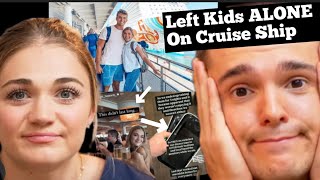 MATT amp ABBY ACCUSED OF LEAVING TODDLERS ALONE ON A CRUISE SHIP [upl. by Huxham759]