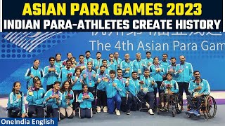 Highlights Asian Para Games 2023 India Creates History  Campaign with Record Medal haul  OneIndia [upl. by Rolf]