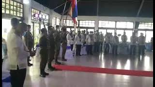 Parade of Colors during Club Chartering and Induction of CALAMBA ROYAL EAGLES CLUB [upl. by Enayd39]