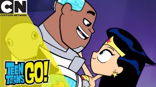 Teen Titans Go  Cyborg Sings to Wonder Woman  Cartoon Network UK 🇬🇧 [upl. by Scarrow]