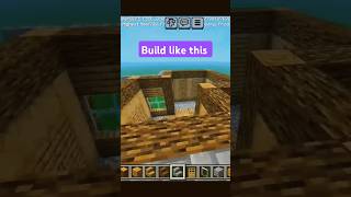 Survival wooden base in Minecraft  survival house Minecraft shorts minecraft [upl. by Ahsaei]