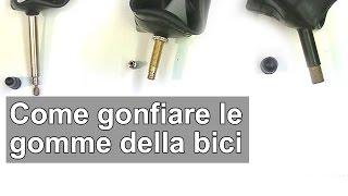 Come gonfiare le gomme della bici TUTORIAL [upl. by Spalla]