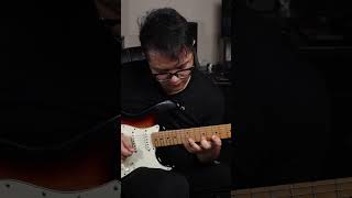 C Major Jam over a jakewillson backing track fenderstratocaster [upl. by Ahtelra]