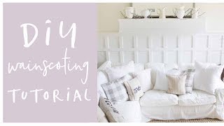 DIY Wainscoting Video Tutorial [upl. by Inaniel732]