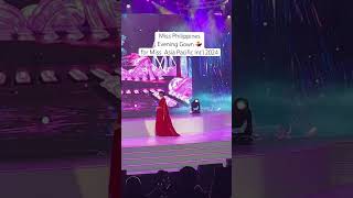 Miss Philippines Miss Asia Pacific International 2024 Evening Gown [upl. by Callan]