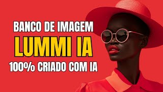 LUMMI IA O Futuro dos Banco de Imagens 100 Criado por IA [upl. by Anole]