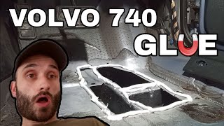 I use GLUE instead of Welding my Volvo 740 Floors  Will it work [upl. by Sulecram]