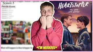 MY HEARTSTOPPER SEASON 3 PREDICTIONS  episode titles reaction [upl. by Ardene]