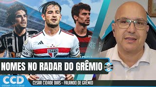 De volta ao mercado nomes oferecidos e nomes no radar do Grêmio [upl. by Fennessy]