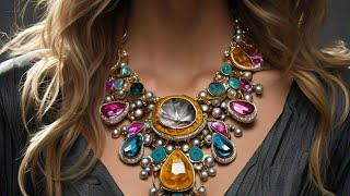 Most Stunning Long Necklaces on Ladies Idea [upl. by Bick]