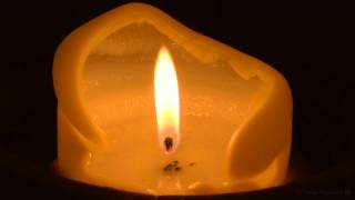 Virtual Candle Close Up Candle with Soft Crackling Fire Sounds Full HD [upl. by Mcmillan457]