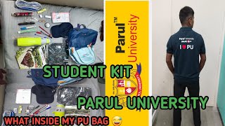 Parul University Student Kit  ParulUniversity rixhbh paruluniversityvlogs [upl. by Ahseiyk]