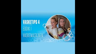 Vasketips 4 Eddik i vaskemaskin  Med Komikerfrue Marna og Leni [upl. by Amsirac]