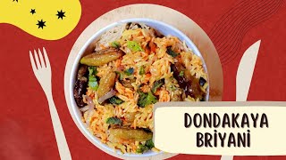 DONDAKAYA briyani recipe dondakaya  briyani lunch briyanilovers [upl. by Domph]