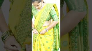 Side pleat saree draping [upl. by Linus]