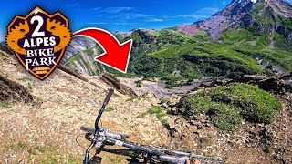 Je teste la nouvelle piste noire des 2 Alpes Bikepark [upl. by Besse]